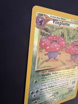 Pokemon TCG Vileplume 17/18 Reverse Holo Card Southern Islands Promo MP - Image 3