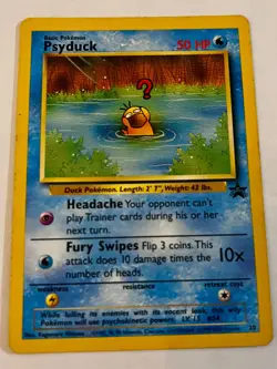 Pokemon Psyduck #20 Black Star Promo WOTC TCG Card - Image 1