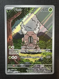 Pokemon TCG Pinsir Twilight Masquerade Holo Card 168/167 NM Condition - Image 1