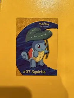 Pokemon Squirtle 2000 Topps TV Animation Edition #07 PC4 Clear Acetate Card - Image 2