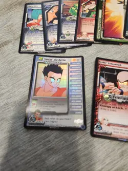 DBZ TCG Score Card Lot : 40ish Cards in HP To DMG FOIL PERSONALITY RARES - Image 2