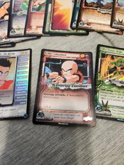 DBZ TCG Score Card Lot : 40ish Cards in HP To DMG FOIL PERSONALITY RARES - Image 3
