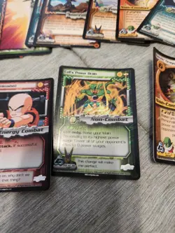 DBZ TCG Score Card Lot : 40ish Cards in HP To DMG FOIL PERSONALITY RARES - Image 4