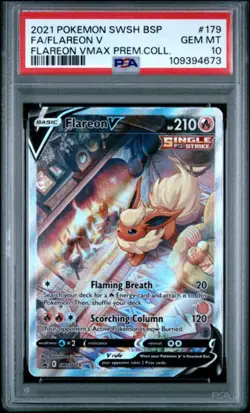 Flareon V #SWSH179 - [Graded PSA 10] SWSH: Sword & Shield Promo Cards (SWSD) - Image 1