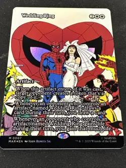 Magic The Gathering Spider-Man Wedding Ring FOIL mythic MTG - Image 4