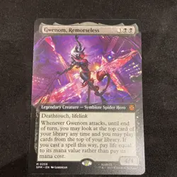 Gwenom, Remorseless MTG Spiderman NM Regular #256 - Image 1