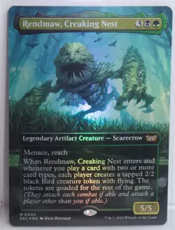Rendmaw, Creaking Nest [New, Near Mint] Borderless *Foil* {Duskmourn: Commander} - Image 1