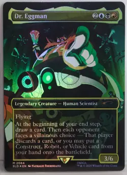 Dr. Eggman [New, Near Mint] *Rainbow Foil* {Sonic the Hedgehog SLD} - Image 1