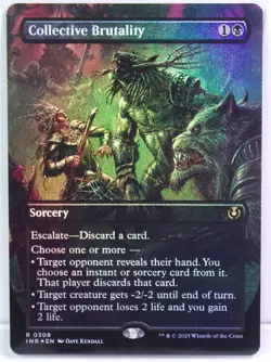 Collective Brutality [New, Near Mint] Borderless *Foil* {Innistrad Remastered} - Image 1
