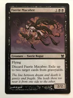 MTG Modern Masters Faerie Macabre 86/229 LP - Image 1
