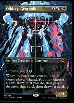 Oildeep Gearhulk (Borderless) Aetherdrift MTG NM - Image 1