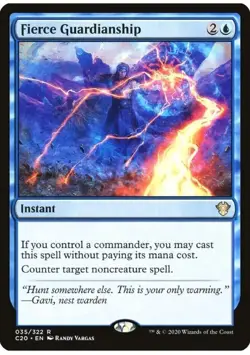 Fierce Guardianship Commander 2020 MTG C20 MT/NM -TCGshowcase- - Image 1