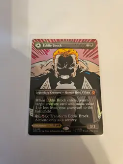 Eddie Brock Borderless FOIL 0233 MTG SPM Nm/M - Image 1