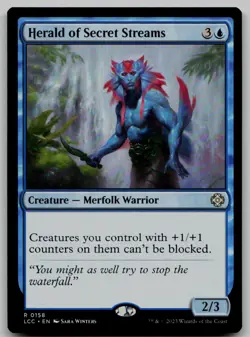 Herald of Secret Streams R Commander: The Lost Caverns of Ixalan 158 NM - Image 1
