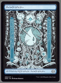 Phyrexian Islands 268/271 Non Foil Full Art Land All Will Be One MTG NM - Image 1