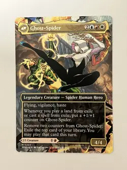 MTG Spider-Man BORDERLESS SCENE M Gwen Stacy / Ghost-Spider #0202 - Image 2