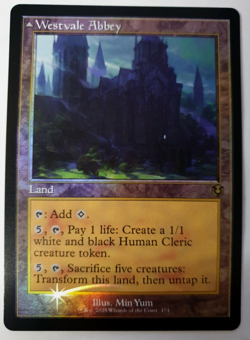 MTG Innistrad Remastered - Westvale Abbey - FOIL Retro Rare - 474 NM - Image 1