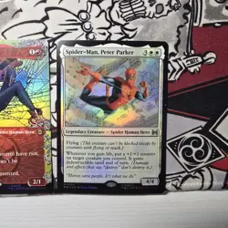 Magic The Gathering MTG Spiderman Foil Bundle From Collector Booster - Image 2