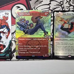 Magic The Gathering MTG Spiderman Foil Bundle From Collector Booster - Image 3