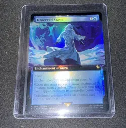 Observed Stasis (Extended Art) Foil - 0113 - Final Fantasy MTG Commander - NM/M - Image 1