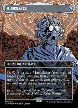 Mindslaver - [Textured Foil, Borderless] Breaking News (OTP) - Image 1