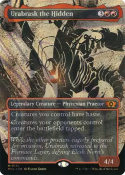 Urabrask the Hidden - [Halo Foil, Showcase] Multiverse Legends (MUL) - Image 1