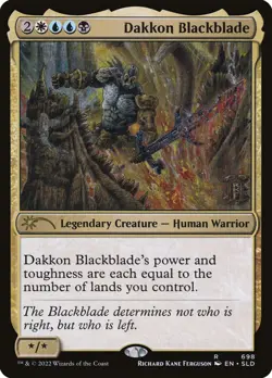 Dakkon Blackblade (698) - [Foil] Secret Lair Drop (SLD) - Image 1