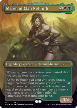 Meren of Clan Nel Toth (52) - [Foil, Borderless] Secret Lair Drop (SLD) - Image 1