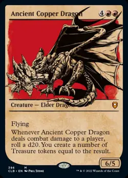 Ancient Copper Dragon - [Showcase] Commander Legends: Battle for Baldur's Gate ( - Image 1
