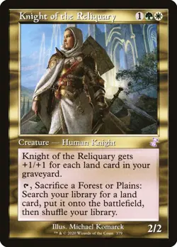 Knight of the Reliquary - [Foil, Retro Frame] Time Spiral Remastered (TSR) - Image 1
