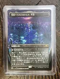 Takenuma, Abandoned Mire (416) Borderless Kamigawa: Neon Dynasty NEO MTG Magic - Image 1