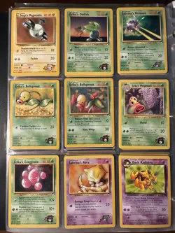 Vintage Pokemon Binders Base Set Gym Challenge Rocket Neo Fossil Jungle - Image 4