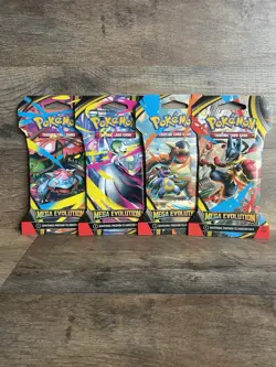 One Pokemon Mega Evolution Sleeved Booster Pack Random Art Single Pack - Image 1