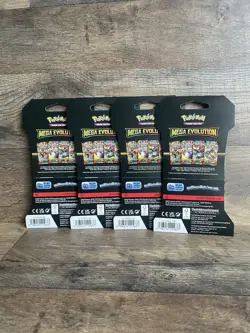 One Pokemon Mega Evolution Sleeved Booster Pack Random Art Single Pack - Image 2