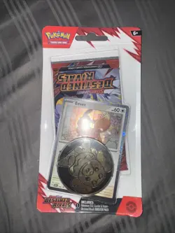 Pokemon Destined Rivals Blister EEVEE 200 ERROR UPSIDE DOWN PACK - Image 1
