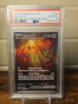 Pokemon TCG Chi-Yu EX 259/193 Paldea Evolved Secret Illustration Rare PSA 10 - Image 1