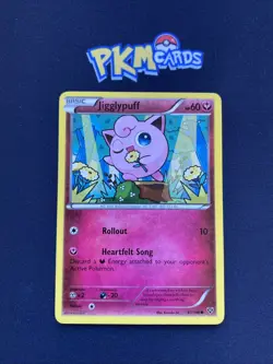 Pokemon TCG Jigglypuff XY Base Set 87/146 Regular LP. - Image 1