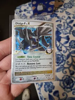DAMAGED Pokemon Dialga G Lv.X 122/127 Platinum Ultra Rare EnglishPokemon TCG - Image 1