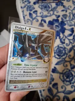 DAMAGED Pokemon Dialga G Lv.X 122/127 Platinum Ultra Rare EnglishPokemon TCG - Image 2