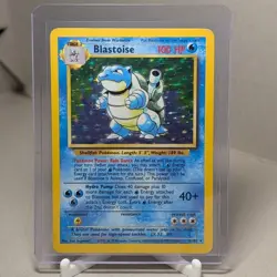 Pokemon TCG Blastoise Base Set Unlimited Holo Rare 2/102 - Image 2