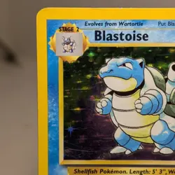 Pokemon TCG Blastoise Base Set Unlimited Holo Rare 2/102 - Image 3