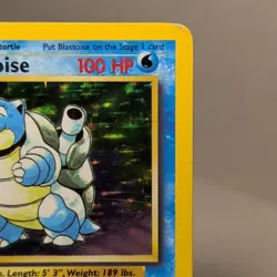 Pokemon TCG Blastoise Base Set Unlimited Holo Rare 2/102 - Image 4