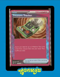 Treasure Tracker 131/131 Ace Spec Prismatic Evolutions Pokemon - Image 1