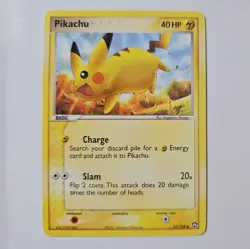 Pikachu EX Power Keepers 57/108 Regular Common Pokemon TCG - Image 1