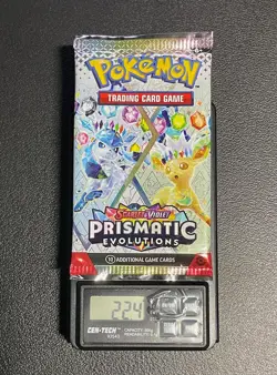VERY HEAVY!! 🔥 22.4g Pokemon TCG Prismatic Evolutions Booster Pack - God PackUU - Image 1
