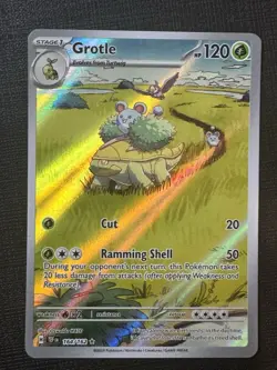 Pokemon TCG Grotle 164/162 Temporal Forces Illustration Rare NM Condition - Image 1