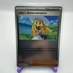 Lillie’s Determination 119/132 Uncommon Reverse Holo Pokemon Mega Evolution NM - Image 1