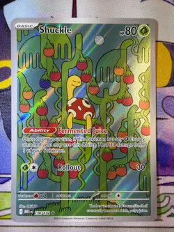 Shuckle 136/132 - Mega Evolution Pokemon Illustration Rare Holo NM - Image 2