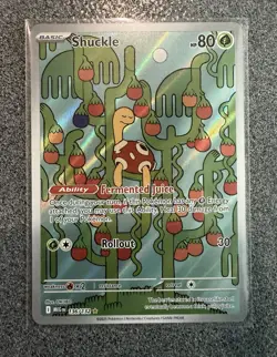 Pokemon TCG Shuckle 136/132 Mega Evolution Full Art IR Illustration Rare English - Image 1