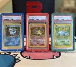 🔥 PSA Base Set Trio - Charizard 5, Blastoise & Venusaur 6 - Sequential Certs! - Image 1
